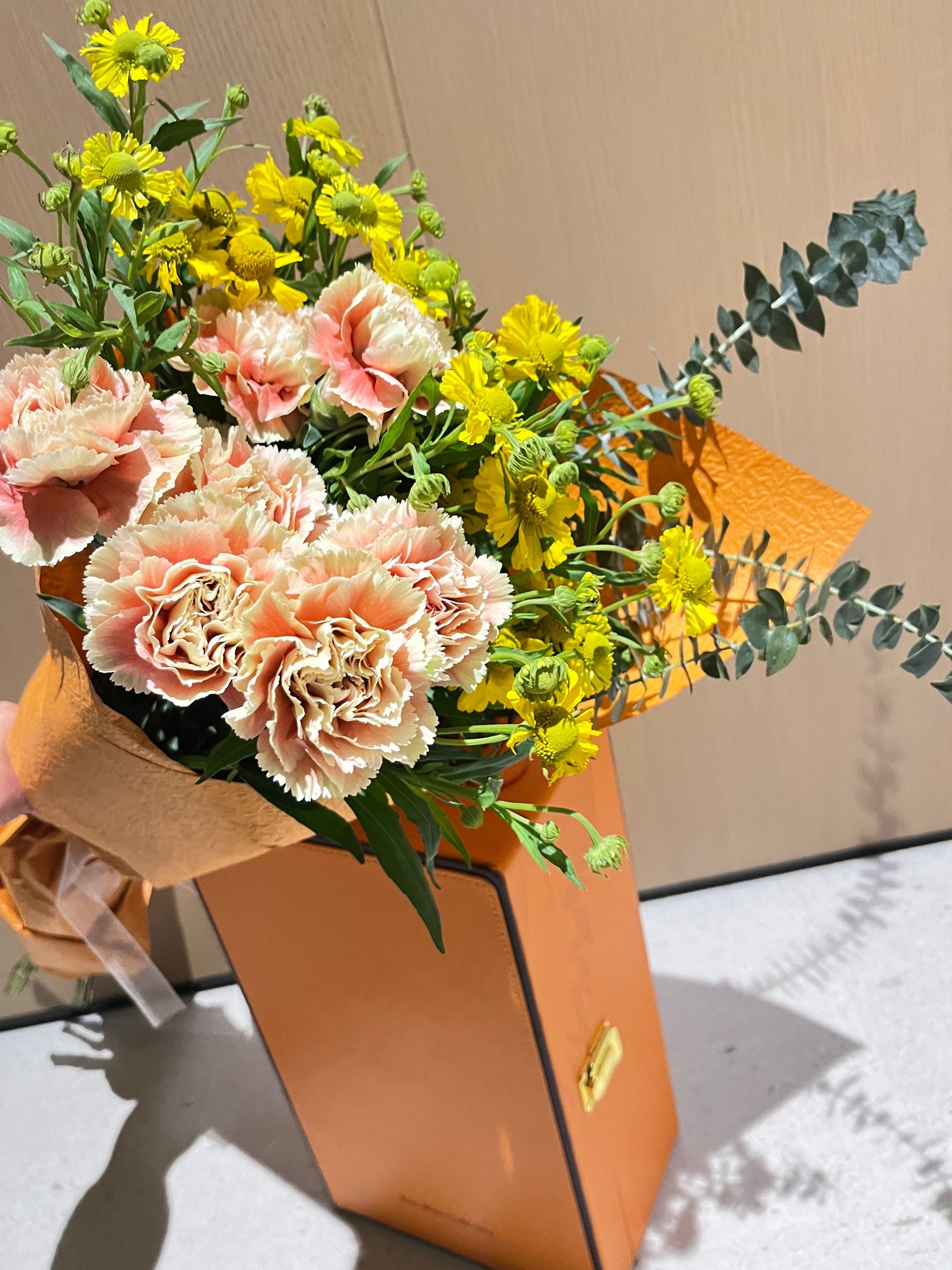 爱马仕橙,高级感爆棚～母亲节花束