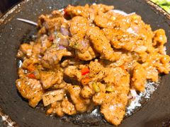 铁板黑椒牛柳-好嫂子酱猪手•农家菜(华远坊店)