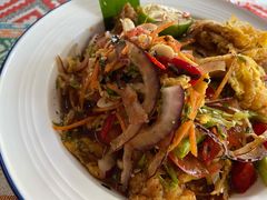 凉拌荷包蛋-半坡九号老挝冰咖啡