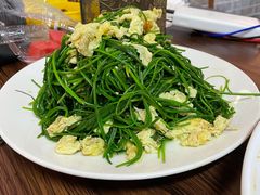 沙葱炒蛋-清真·伊清阁餐厅