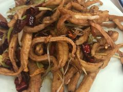 干煸鱿鱼-庆山饭店·海鲜饺子家常菜(北戴河黑石路店)