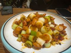 -东来菜馆•手抓海鲜家常菜•海鲜锅贴(鸽子窝店)