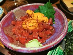 生牛肉拌海胆-九州酒场ひこぞう(2号店)