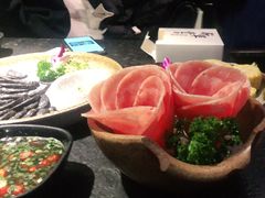 玫瑰雪花牛舌-新草堂锅物料理(泉城路店)