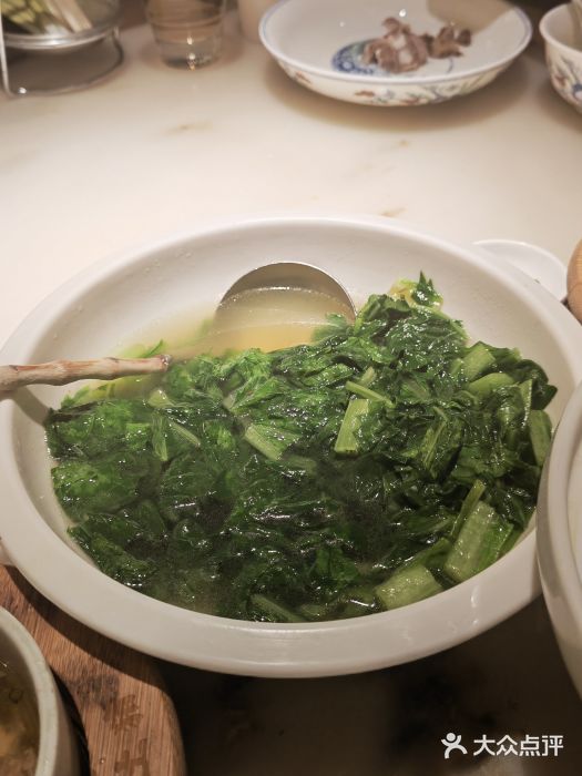 客语客家菜(琶洲保利店)鸡汤苦麦菜图片