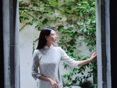 -暮晚尘香汉服旗袍