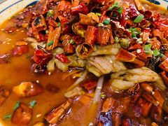 水煮肉片-付掌柜在成都·热炒砂锅集(金禾店)
