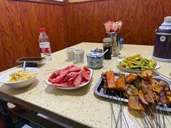 -尕有炕锅烤羊肉