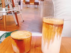 红豆沙拿铁-Line 咖啡(石厦花园店)