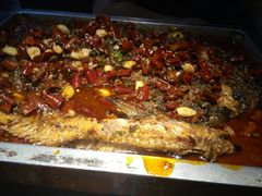 宫保鸡丁烤鱼（清江鱼/斤）-锦尚阁烤鱼(望京新荟城店)