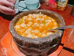 石锅鸡汤豆腐-绿茶餐厅(华联万柳店)