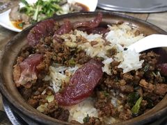 鹅乸腊肠煲仔饭-阳江河堤老牌曾记美食