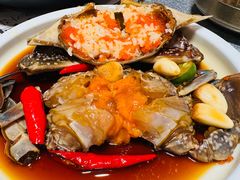 -草家酱蟹炭火烤肉店(珲春南路二店)