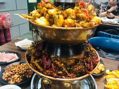 -超越炭火牛蛙火锅鸡(河东店)