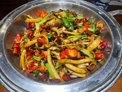 干锅茶树菇-老兰家传统烧烤炒菜泡馍(小南门店)