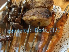 肉串，馒头，烤虾-江城老胖串店(湖西路店)