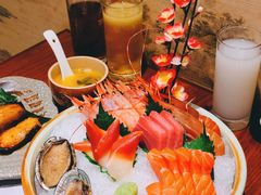 自助三文鱼生鱼片-贵木日本料理·铁板烧(新地假日广场店)
