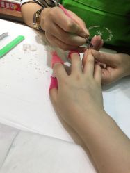 -孔雀手美甲美睫护理