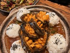 螺蛳椒五花肉鲍鱼饭-九號院子海鲜烧烤