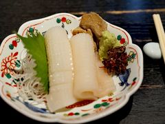 乌贼刺身和肝-镰仓 松原庵