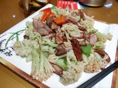 台山菜花炒叉烧-百年恒益烧腊海鲜酒家·非遗传承(广州黄埔店)