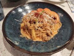 芝士蘑菇鲜虾意大利面-BE BRIGHT KITCHEN(正佳广场店)