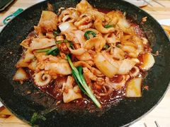 铁板八爪鱼五花肉-名家韩国料理·烤肉(瑶海店)