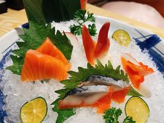 三文鱼刺身-津之港·日本料理·铁板烧
