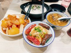 鸳鸯腊肠糯米饭-强记美食
