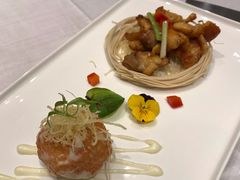 顺德盐焗鸡配金丝虾球-Yan Ting 宴庭中餐厅(上海静安瑞吉酒店)