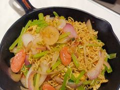 炒方便面-宝记烧烤·碳锅羊肉·羊蝎子火锅·夜食社(文体路创始店)