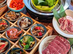 -明洞阿姨·韩式酱蟹烤肉·创意料理(三元桥店)