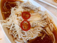 白灼金针菇-喜来登由由大酒店九州膳坊中餐厅
