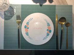 餐具摆设-蜜桃花开·中西融合菜E&W(南长街店)