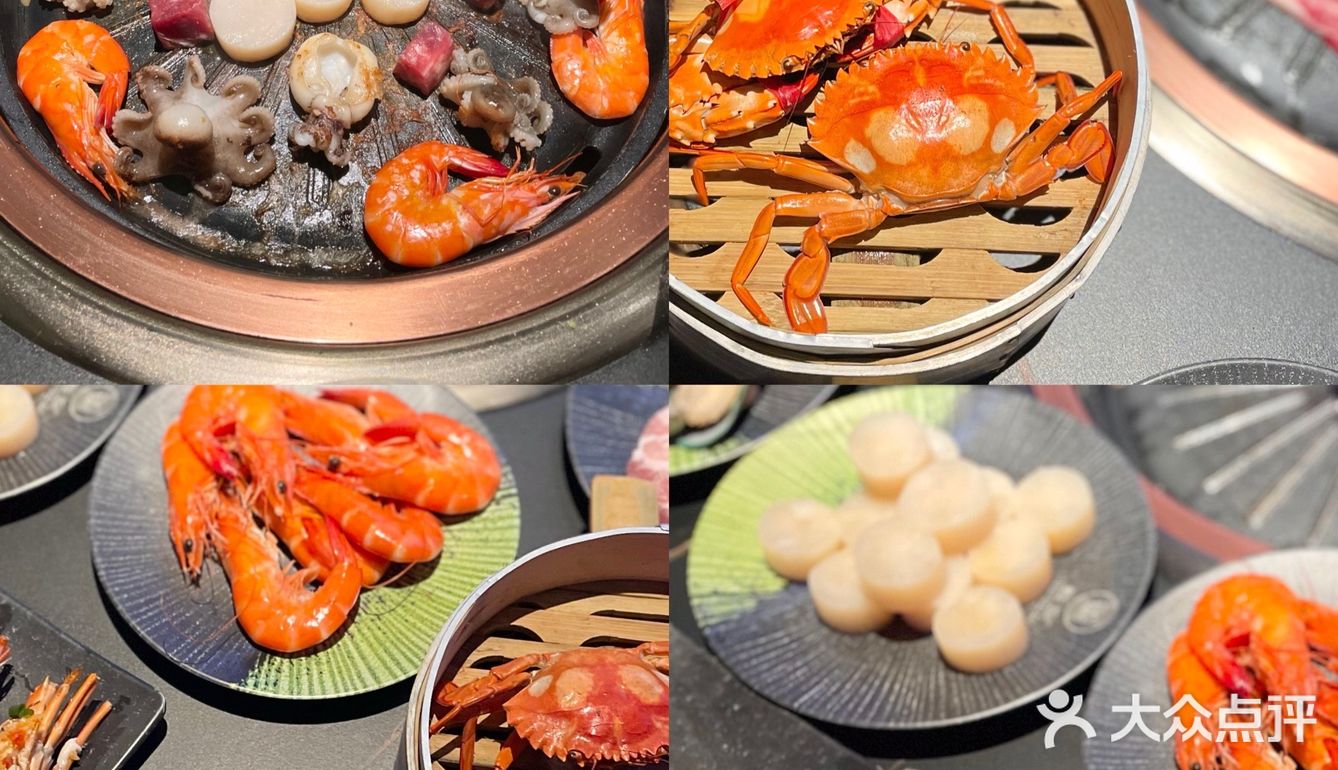 门打开后惊艳到我的海鲜自助餐厅✨浪漫的约会圣地🍴