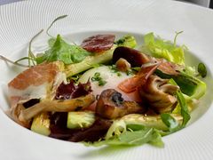 温泉蛋火腿沙拉-蝶舍·MAISON PAPILLON