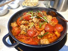 -贵州辣子鸡番茄鸡