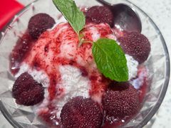 荔枝杨梅牛奶冰-鱼酷活鱼烤鱼(新世界城店)