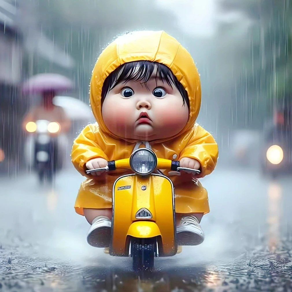 快乐雨天表情
