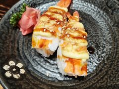 火炙虾手握寿司-小川洋风料理(街道口店)