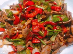 野山椒炒鸡杂-秋色客家菜(流塘店)