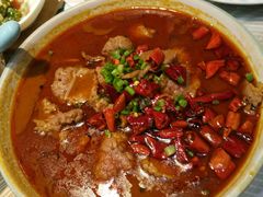 水煮鲁西黄牛肉-小雅木姜子烤鸡·贵州菜(鸿通城店)