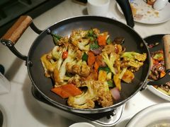 干锅花菜-小菜园新徽菜(合肥之心城店)