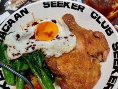 香煎巨霸鸡腿饭-開籠雀冰室(同和金铂店)