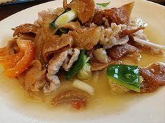 竹灵芝炒肉-竹福苑·特色全竹宴·火塘宴