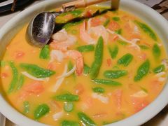 翡翠海鲜面疙瘩汤-绿茶餐厅(乐峰广场店)