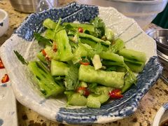 刀拍爽口黄瓜-原味四季椰子鸡(公明百佳华店)