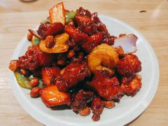 椒香虾仁爆鸡球-陈傻子餐厅(世纪都会店)