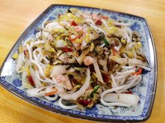 槽菜炒粉干-福州人铭小吃