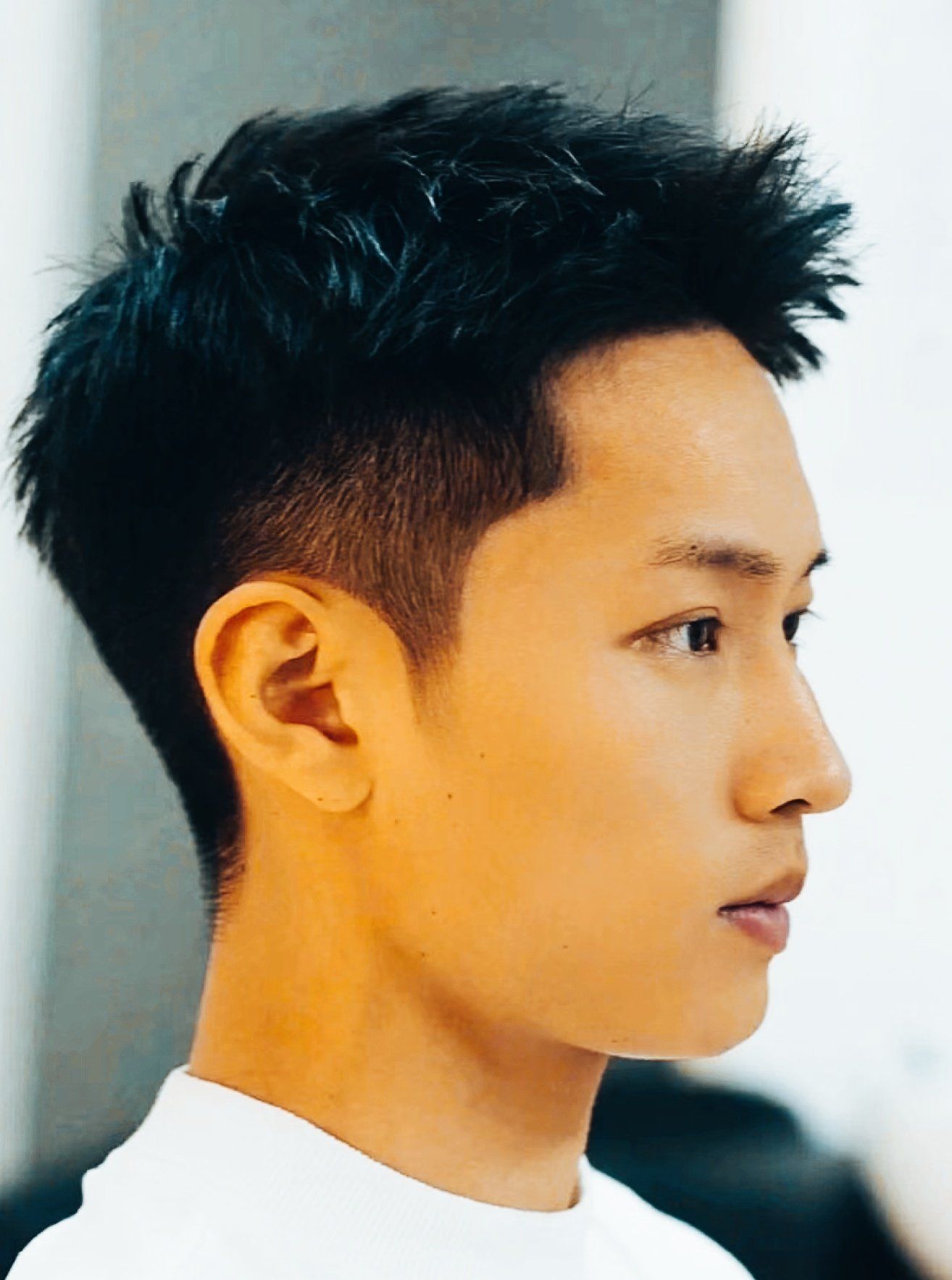 清爽立体男士短发